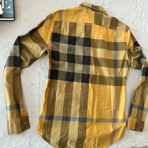 Burberry men’s  casual Long sleeve dress shirt size small - Picture 6 of 8